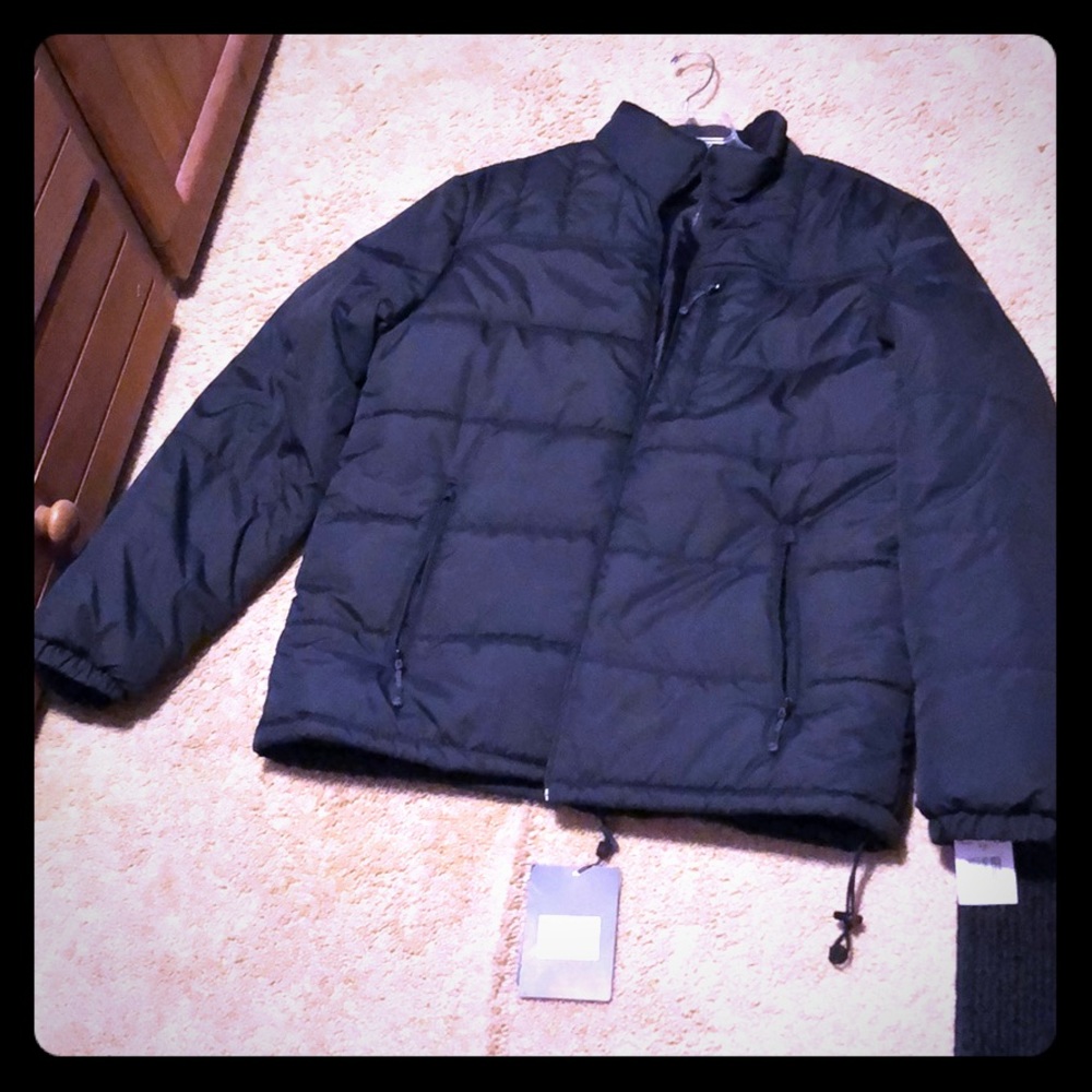 Men’s Black puffer coat